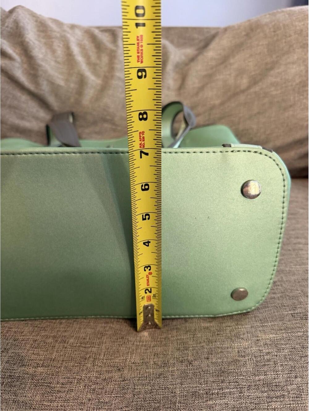 Vessel Signature Baseline Tennis Bag Neo Mint Green Dust Bag Vegan Leather - Picture 12 of 12